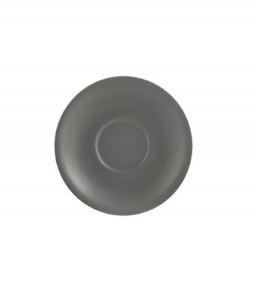 GENWARE PORCELAIN MATT GREY SAUCER 13.5CM X6 182113MG