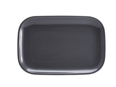 GENWARE TERRA STONEWARE RUSTIC BLUE RECTANGULAR PLATE 9.4X6.5Inch