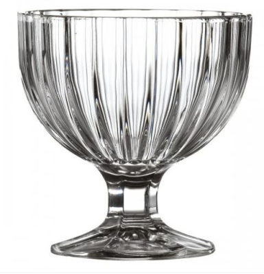 GENWARE GLASSWARE FLAMENGO ICE CREAM DISH 9.5OZ/270ML