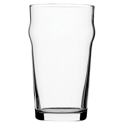 UTOPIA NONIC PINT GLASS 20OZ/560ML LINED 10OZ CA