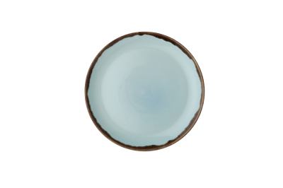 DUDSON HARVEST TURQUOISE COUPE PLATE 11.25Inch  X12