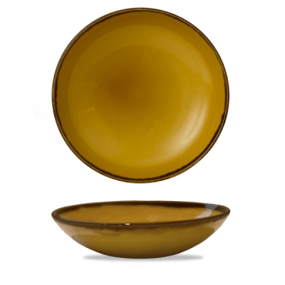 DUDSON HARVEST MUSTARD COUPE BOWL 40OZ