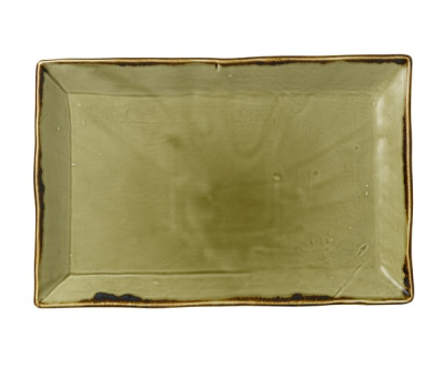 DUDSON HARVEST GREEN RECTANGULAR TRAY 13.2X9Inch