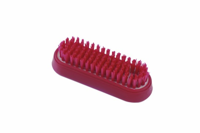 Professional Stiff 122mm Nail Brush RED