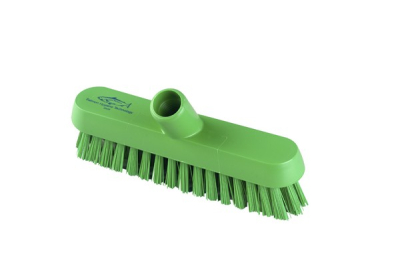 Professional Extra Stiff 230mm Deck Scrub GREEN