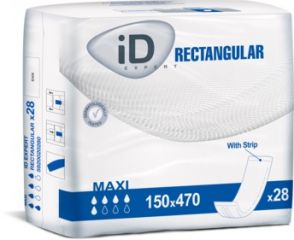 ID EXPERT RECTANGULAR SHAPED ANATOMICAL PAD 53X26/24CM 800M