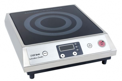 ZYCO SINGLE RING INDUCTION HOB GLASS TOP, LED DISPLAY 2700W