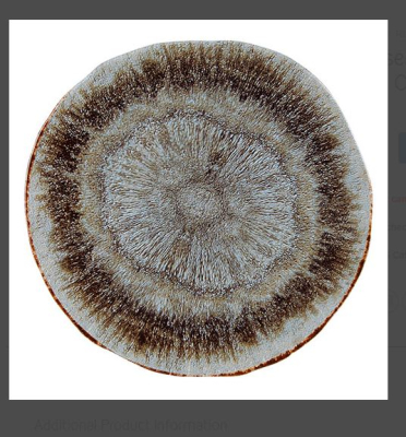 RUSTICO IRIS PLATES 22CM