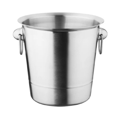 S/S BRUSHED WINE BUCKET 8PT FITS STAND SSWBS