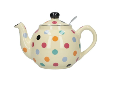 LONDON POTTERY FARMHOUSE 4 CUP TEAPOT MULTI SPOT 78414