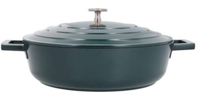 MC SHALLOW CASSEROLE DISH 4LTR GREEN