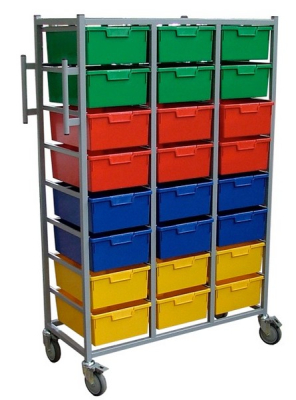KARRI CART 24 TRAYS WITH HANGING RAIL