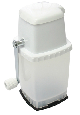 MANUAL ICE CRUSHER WHITE PLASTIC