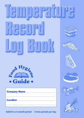 TEMPERATURE LOG BOOK TO COVER SIX MONTHS