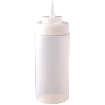 SQUEEZE BOTTLE WIDE MOUTH 16OZ