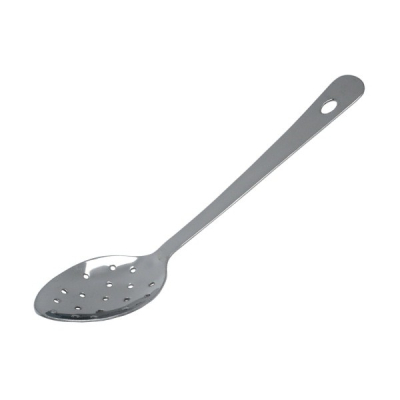 14Inch STAINLESS STEEL PERFORATED SPOON WITH HANGING HOLE