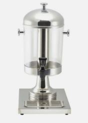 JUICE DISPENSER CHROME PLATED 6.5LITRE 60X35X26CM