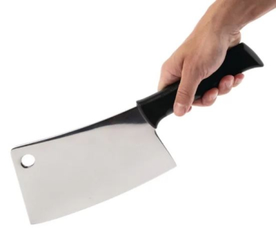 BLACK VOGUE CLEAVER 8''