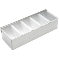 STAINLESS STEEL GARNISH DISPENSER 5 INSERTS