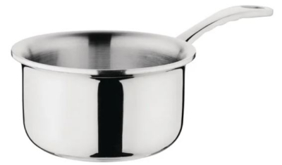 MINI SAUCEPAN 330ML, 90MM DIA STAINLESS STEEL & ALUMINIUM