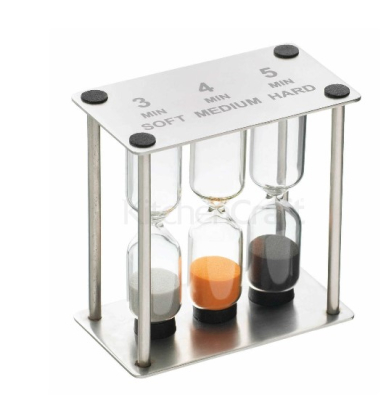 MASTERCLASS STAINLESS STEEL PROFESSIONAL TRIPLE SAND TIMER