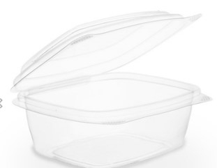 VEGWARE 8OZ PLA HINGED DELI CONTAINER X300