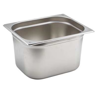 Stainless Steel GASTRONORM PAN GN 1/2 200MM DEEP