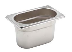 STAINLESS STEEL GASTRONORM PAN 1/9-100MM DEEP KG070-10