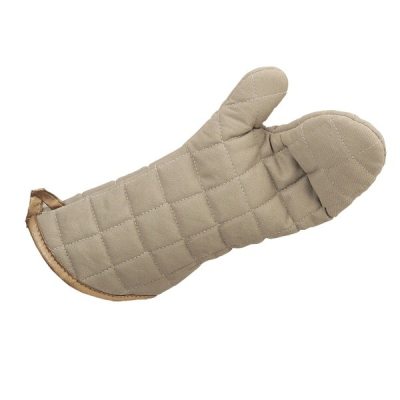 FLAMEGUARD OVEN MITT TAN  17Inch CE MARKED (PAIR)