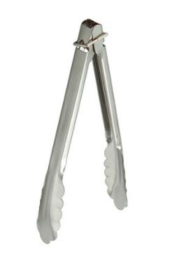 HEAVY DUTY STAINLESS STEEL ALL PURPOSE TONGS 9Inch