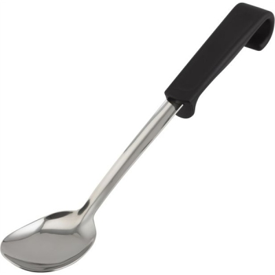 GENWARE PLASTIC HANDLE STAINLESS STEEL SMALL SPOON BLACK
