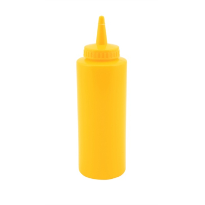 GENWARE SQUEEZE BOTTLE YELLOW 12OZ, 35CL