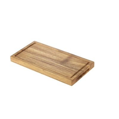 ACACIA WOOD SERVING BOARD 25X13X2CM WSB2513