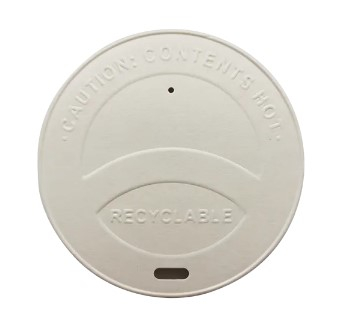 12OZ PAPER LID 90MM BRIM (PE LINED)