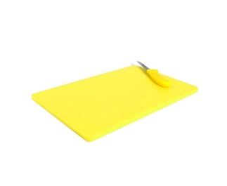 HIGH DENSITY YELLOW CHOPPING BOARD 18 X 12 X 0.5Inch