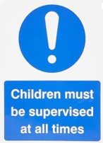 CHILDREN MUST BE SUPERVISED AT ALL TIMES SELF ADHESIVE VINYL