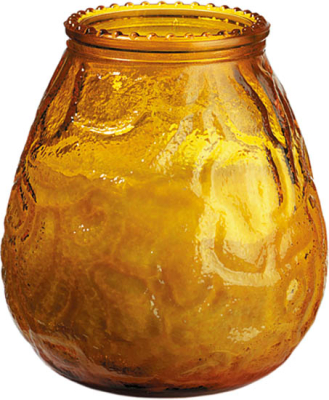 VENEZIA CANDLE LAMP AMBER X12 GLASS JAR CANDLE 70HR BURN