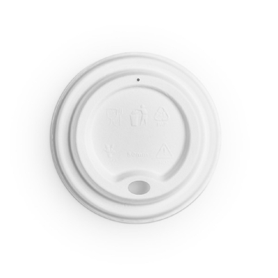 VEGWARE 79-SERIES MOULDED FIBRE HOT CUP LID X1000