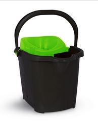 CLEANWORKS PLASTIC MOP BUCKET GREEN 15 LITRE