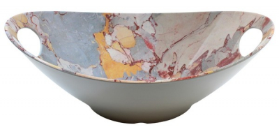 3 QT FROSTONE TUSCAN MARBLE BOWL 15X13X5Inch MBM145TM