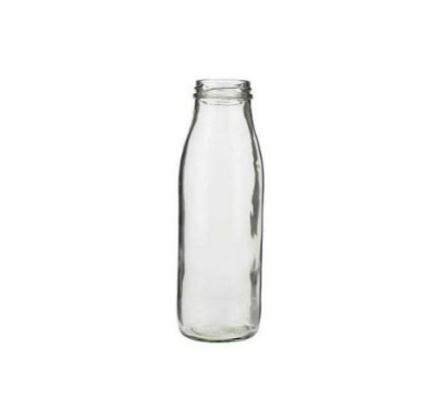 GLASS MILK BOTTLE 50CL 17OZ 45-19-150 X6