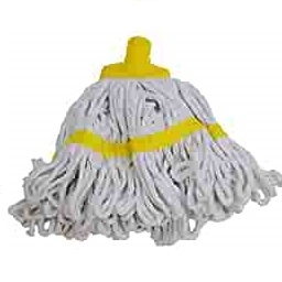 MAXI MOPHEAD INTERCHANGE WHITE YARN LOOPED - YELLOW