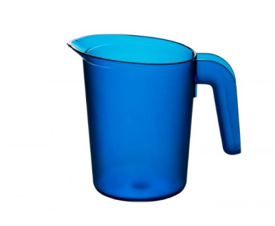 500ML FROSTED TRANSLUCENT JUG BLUE