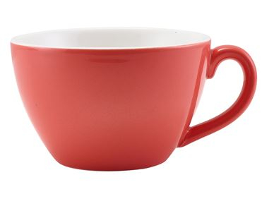 GENWARE PORCELAIN CORAL BOWL SHAPED CUP 34CL/ 12OZ