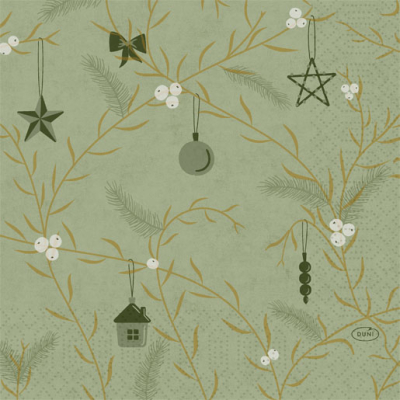 NAPKINS 3-PLY 33X33CM HUMBLE TREES