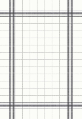 DUNISOFT TOWEL NAPKIN WHITE/BLACK