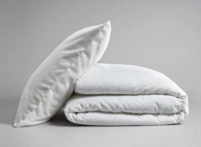 WHITE SINGLE DUVET COVER POLYCOTTON