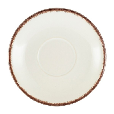 GENWARE TERRA STONEWARE SERENO BROWN SAUCER 5.9Inch