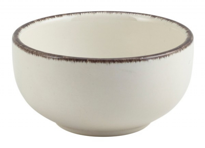 GENWARE TERRA STONEWARE SERENO GREY ROUND BOWL 12.5OZ