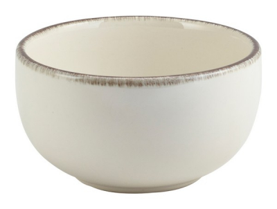 GENWARE TERRA STONEWARE SERENO GREY ROUND BOWL 17.5OZ
